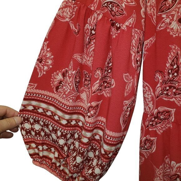 Vince‎ Camuto Womens Midi Dress  Size 16 Floral Pre-Owned - Picture 11 of 12